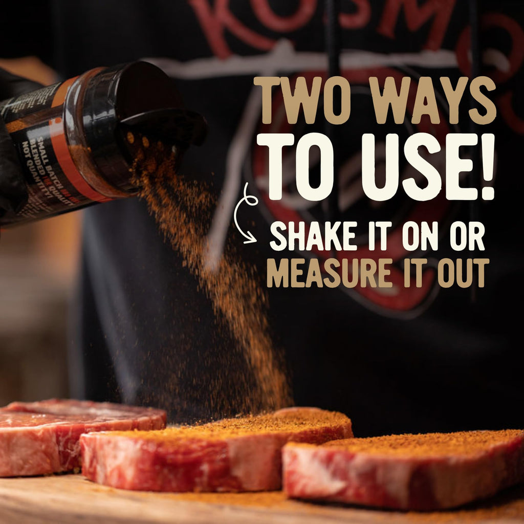 Kosmos Q Dirty Bird BBQ Dry Rub, Sweet & Spicy, 11 Oz