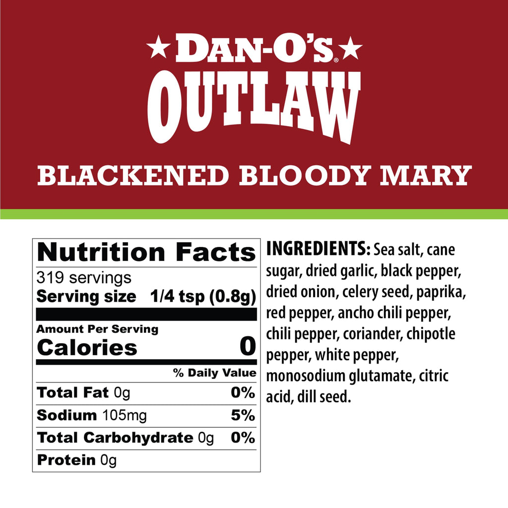 Dan-O’s Outlaw Butter Dust Seasoning – 6.9 oz – Buttery All Purpose Seasoning for Chicken, Vegetables & Popcorn – Sugar Free, Zero Calorie Dry Spice Blend