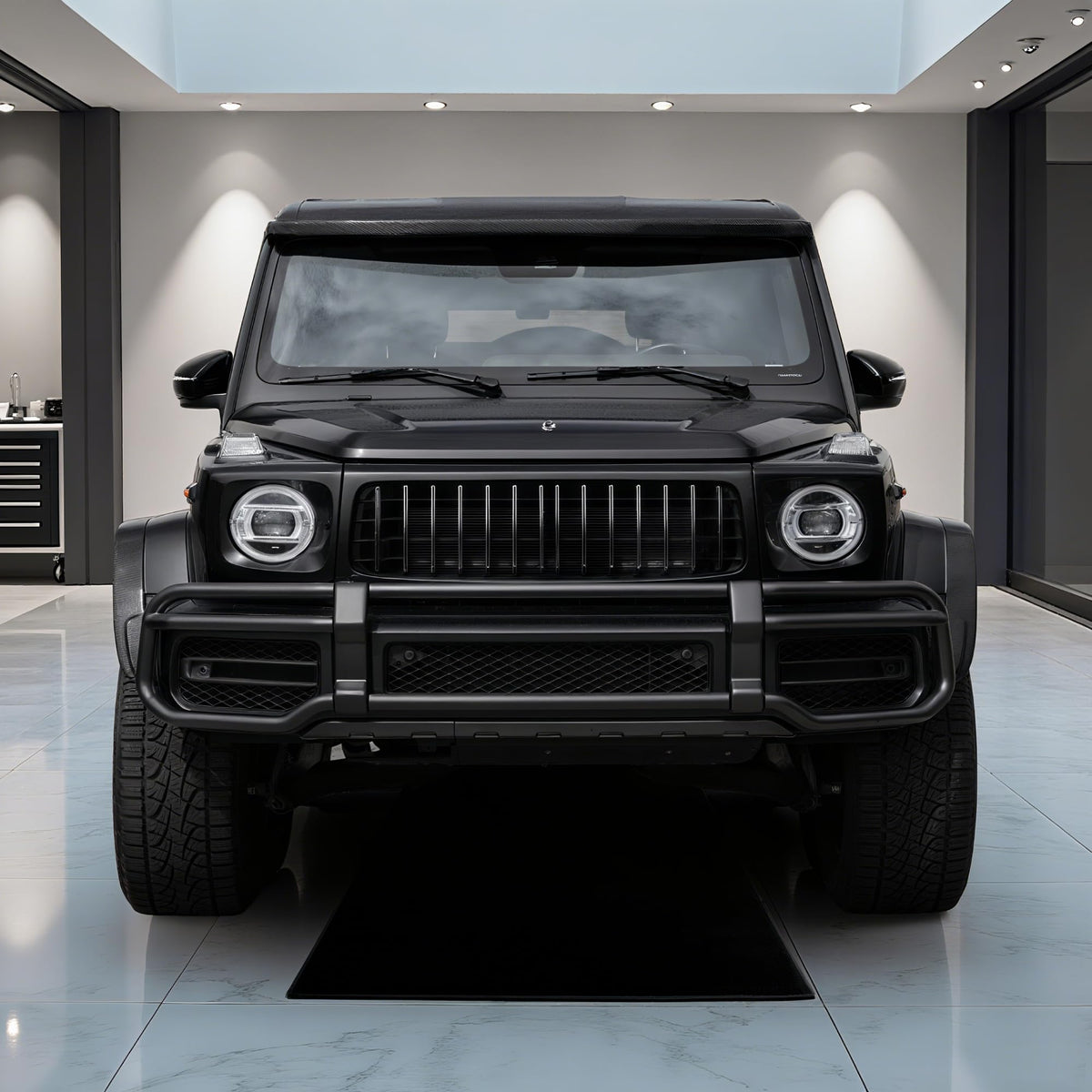 7'9" x 18' Garage Floor Mat, 610GSM PVC Containment Mat for Cars