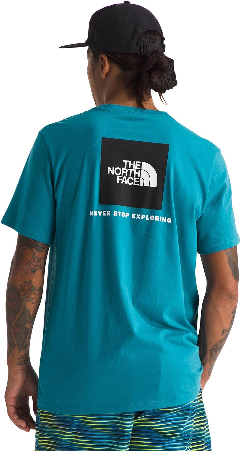 THE NORTH FACE Men's Core Box NSE Short Sleeve Tee | Branded T-shirt With a Ribbed Collar