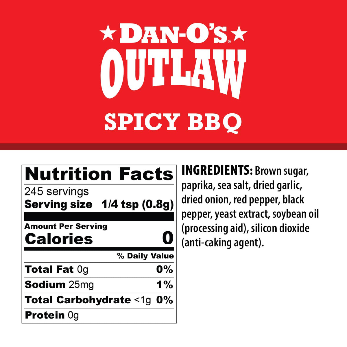 Dan-O’s Outlaw Butter Dust Seasoning – 6.9 oz – Buttery All Purpose Seasoning for Chicken, Vegetables & Popcorn – Sugar Free, Zero Calorie Dry Spice Blend