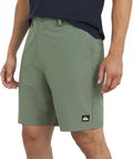 Quiksilver Men's Regular Fit Fixed Waist Water Friendly Active Hybrid Shorts