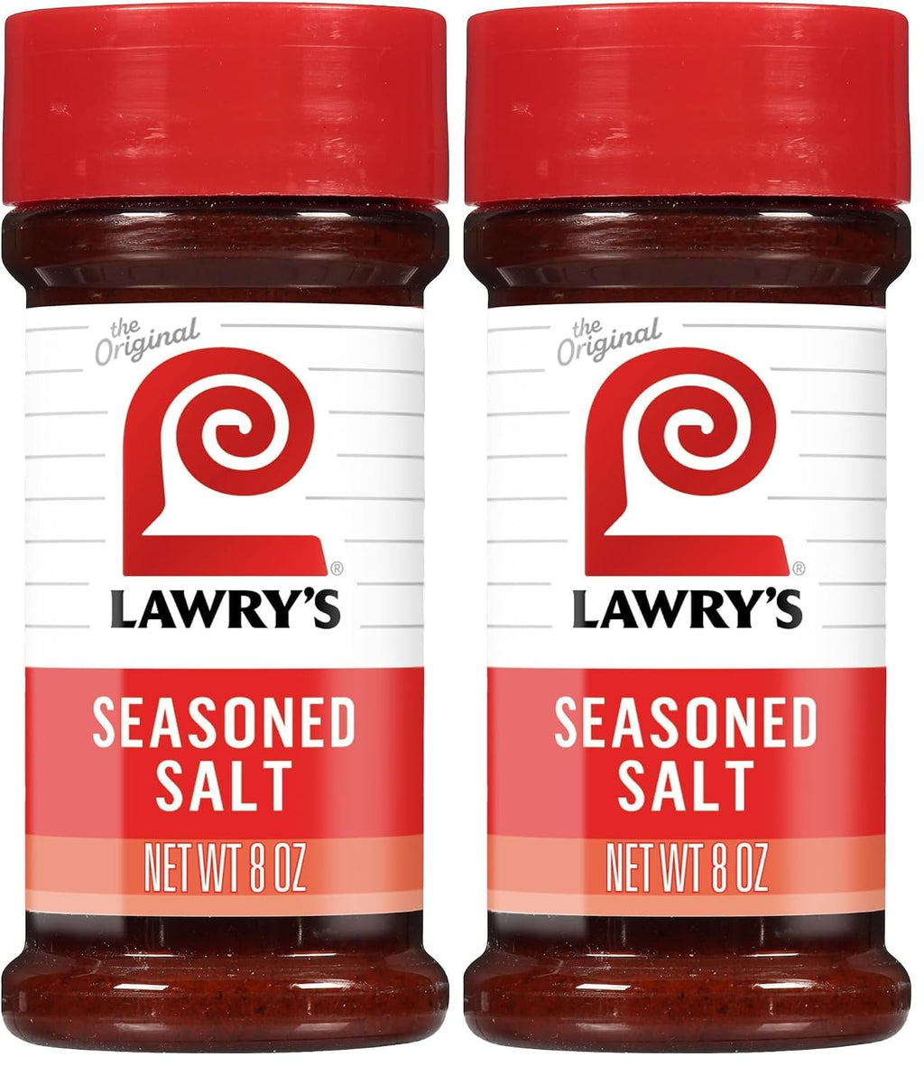 Lawry’s Seasoned Salt, No MSG Added, Kosher Certified, Staple, Versatile, All-Purpose Seasoning to Shake on Beef, Pork, or Poultry, 16 oz