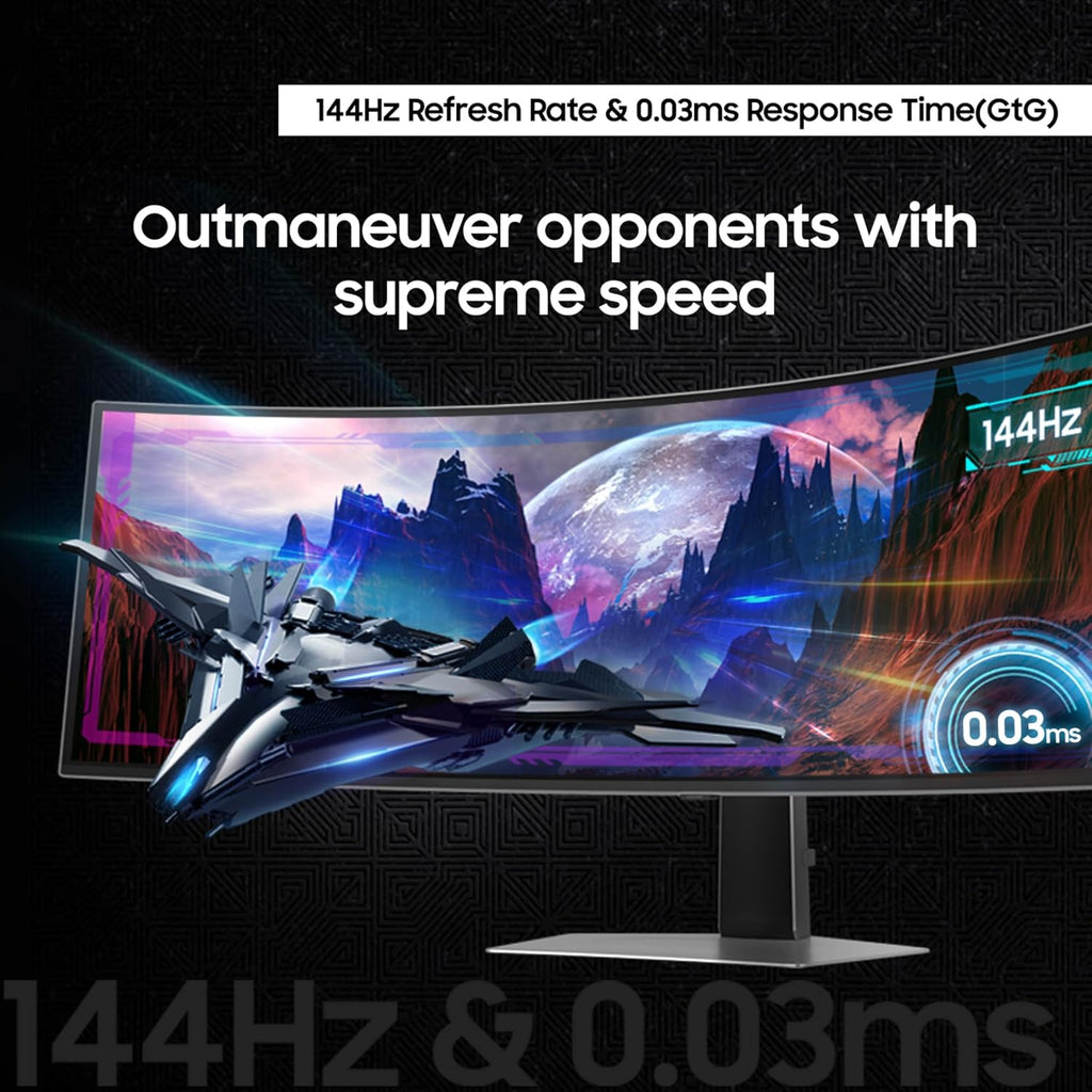 Samsung 49" Odyssey OLED G9 (G91SD) Dual QHD QD-OLED Curved Gaming Monitor