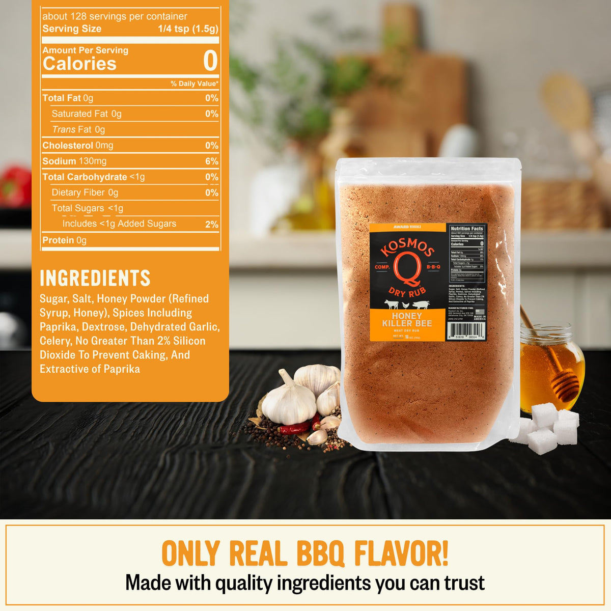 Kosmos Q Dirty Bird BBQ Dry Rub, Sweet & Spicy, 11 Oz