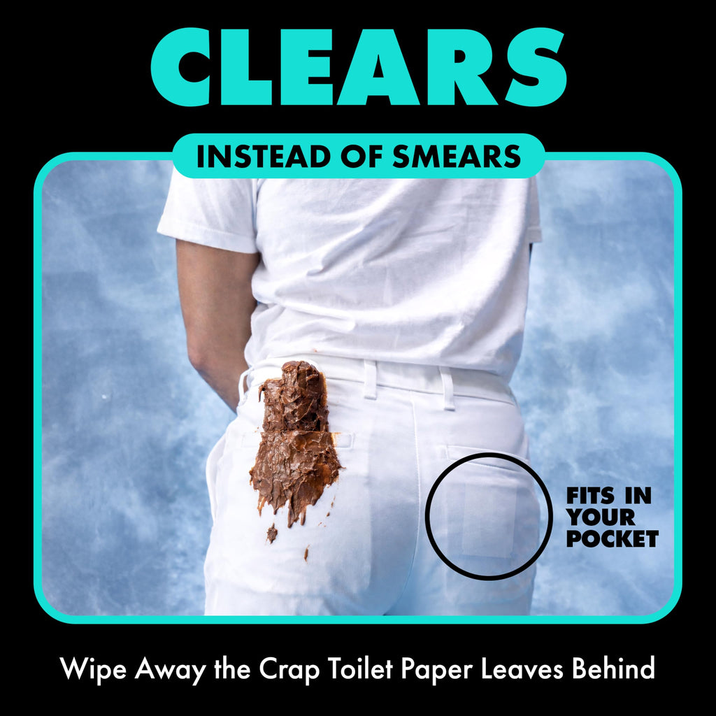 DUDE Wipes Unscented Pocket Packs, Adult Flushable Travel Wipes, 48 Count