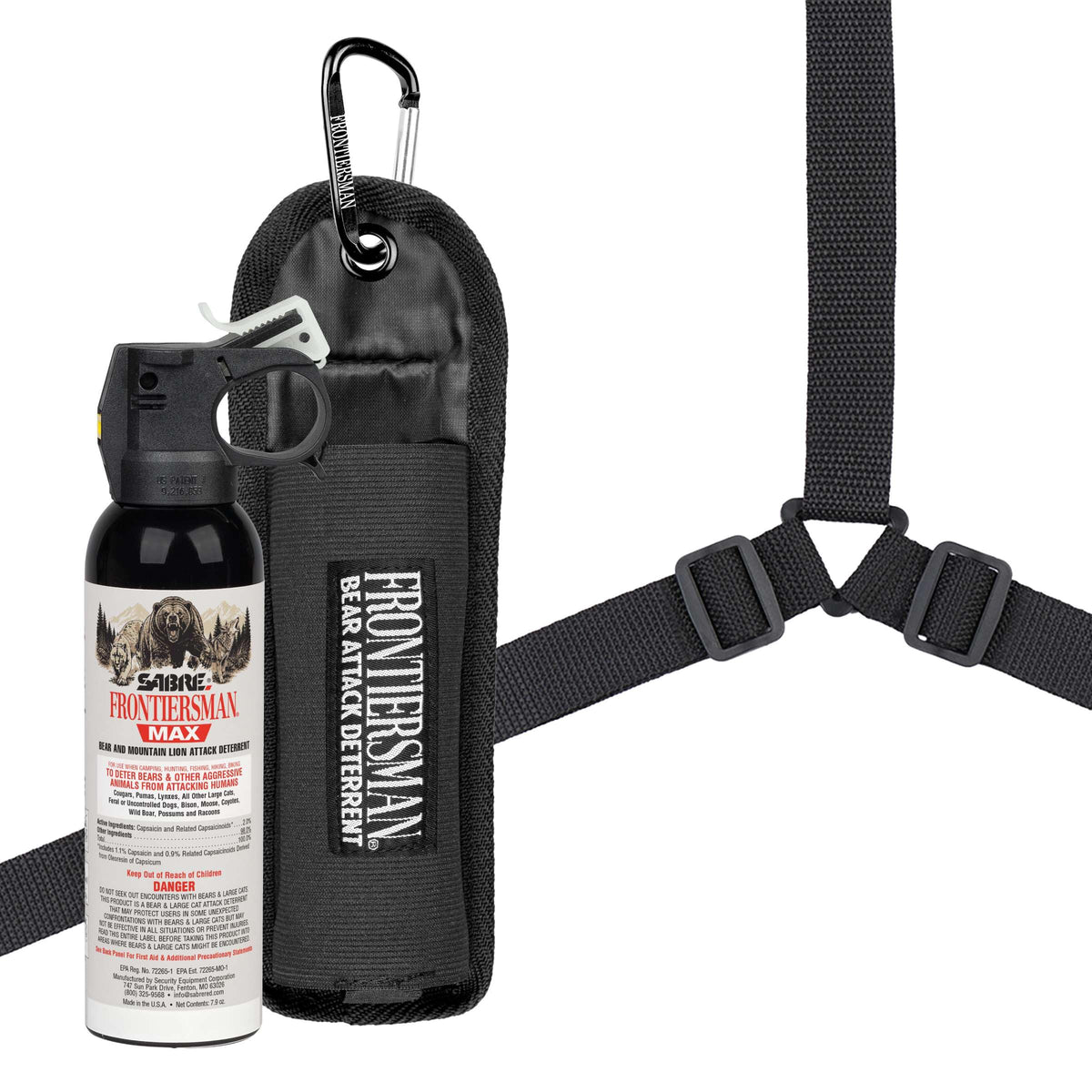 SABRE Frontiersman MAX Bear Spray, EPA Registered for 9 Animal Species