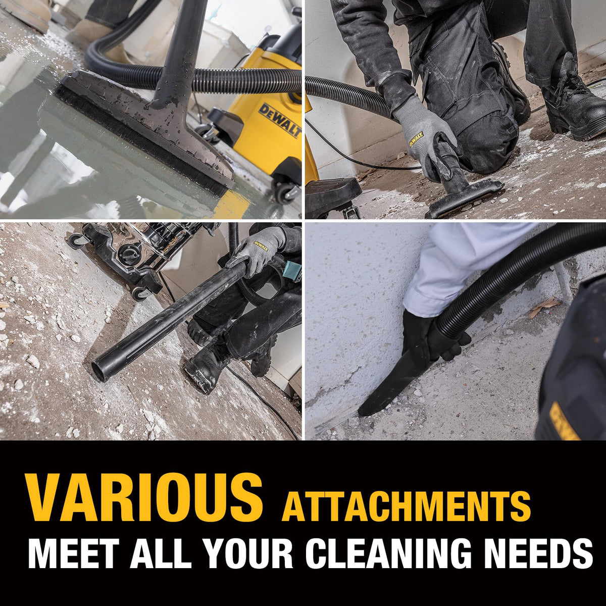 DEWALT STEALTHSONIC Wet Dry Shop Vac 6 Gallon 5 HP, DXV06P-QT