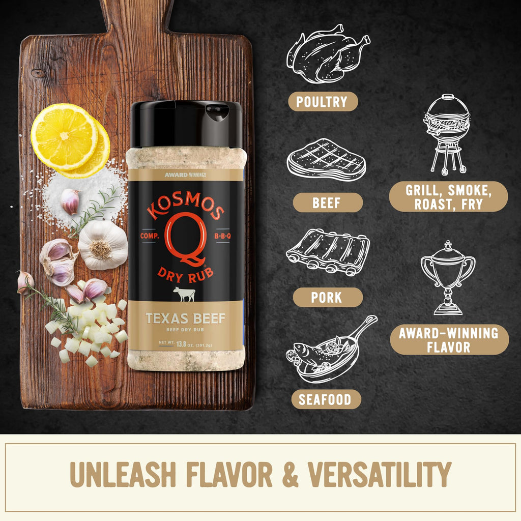 Kosmos Q Dirty Bird BBQ Dry Rub, Sweet & Spicy, 11 Oz