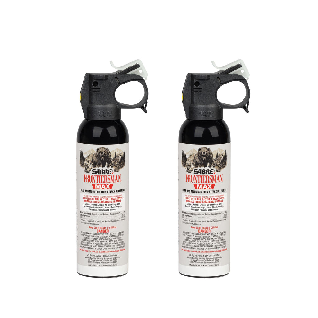 SABRE Frontiersman MAX Bear Spray, EPA Registered for 9 Animal Species