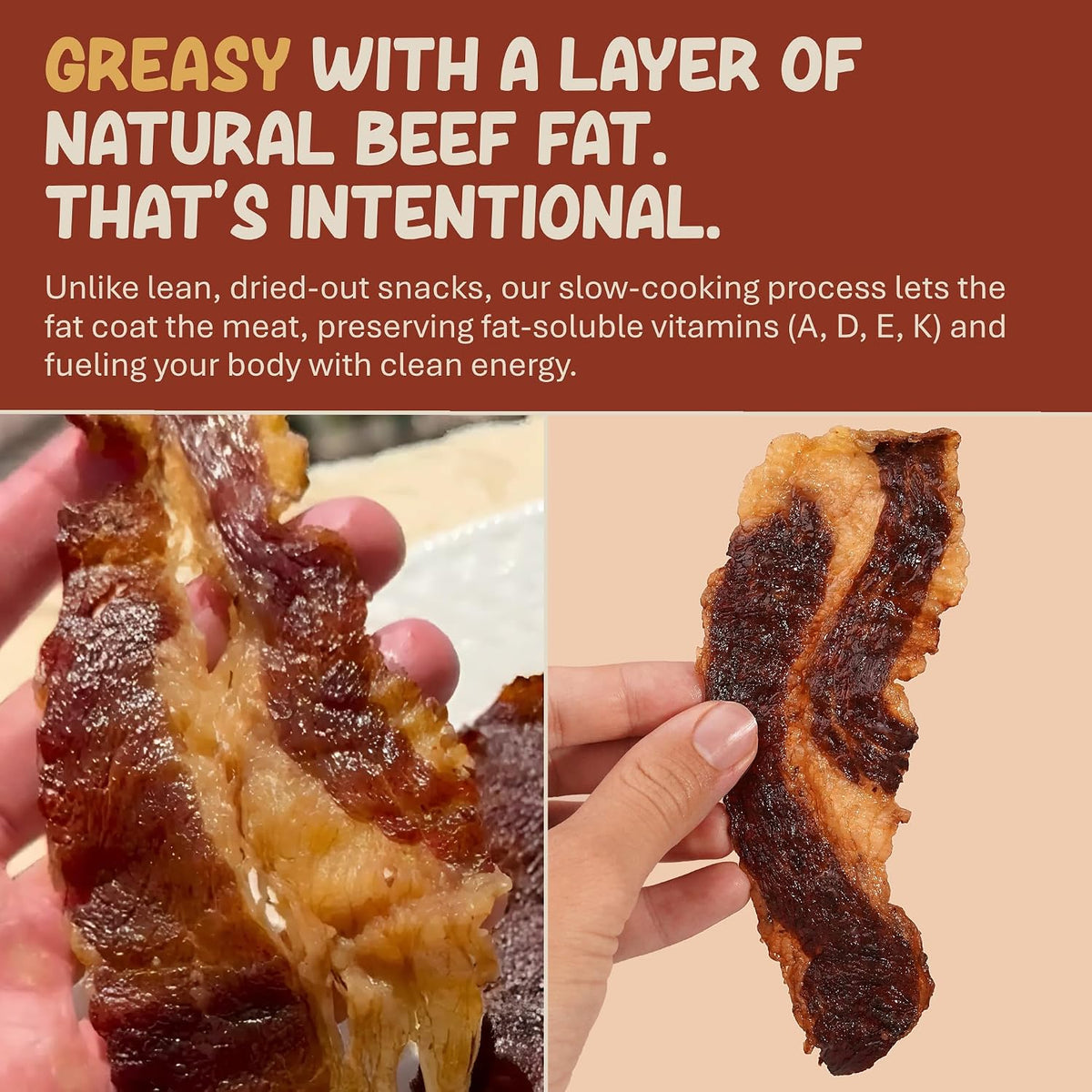 Grazly Beef Brisket Slab - Steakhouse Quality, 5 oz Bag