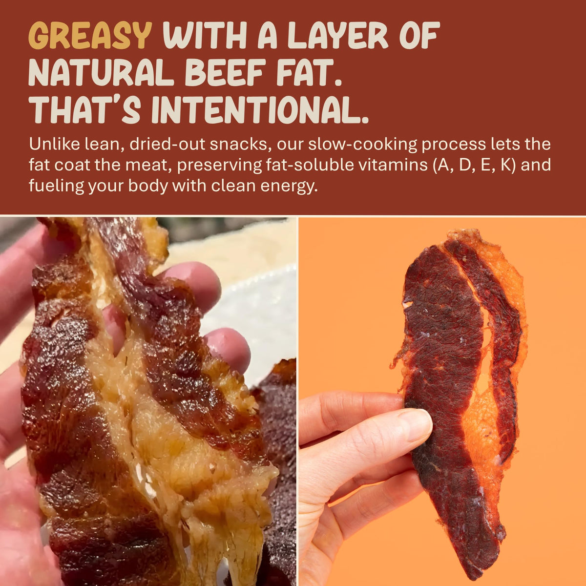 Grazly Beef Brisket Slab - Steakhouse Quality, 5 oz Bag