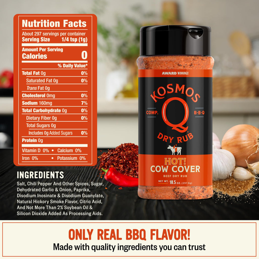 Kosmos Q Dirty Bird BBQ Dry Rub, Sweet & Spicy, 11 Oz