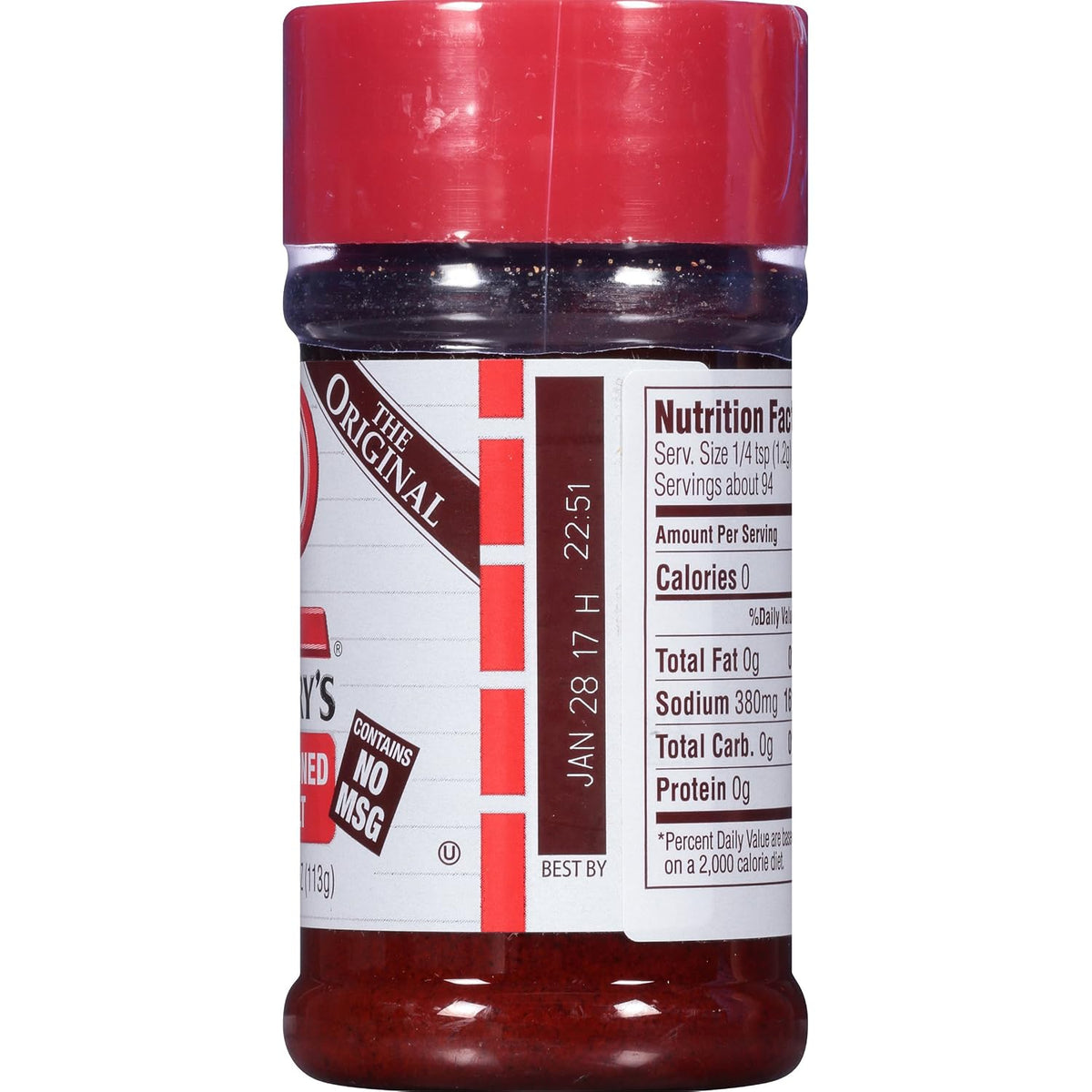 Lawry’s Seasoned Salt, No MSG Added, Kosher Certified, Staple, Versatile, All-Purpose Seasoning to Shake on Beef, Pork, or Poultry, 16 oz