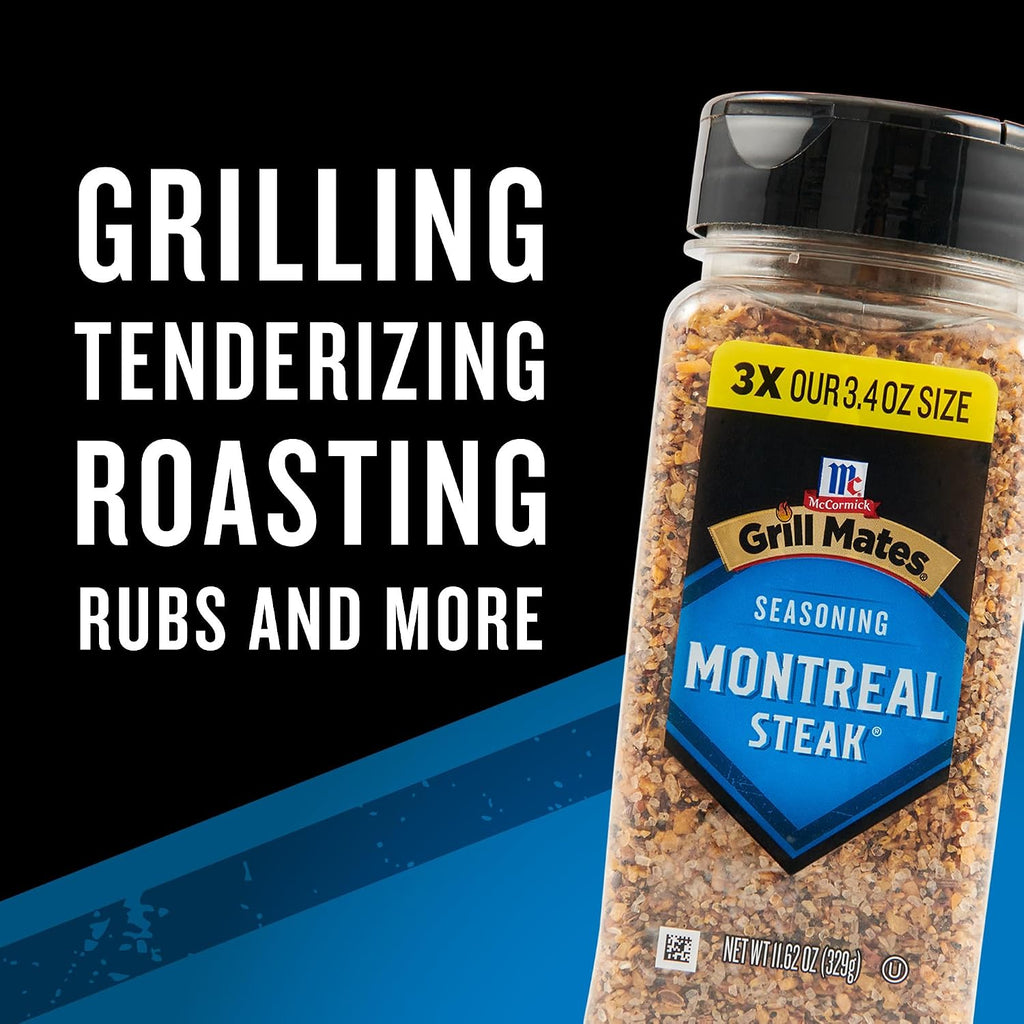 McCormick Grill Mates Montreal Steak Seasoning, No MSG Added, 11.62 Oz
