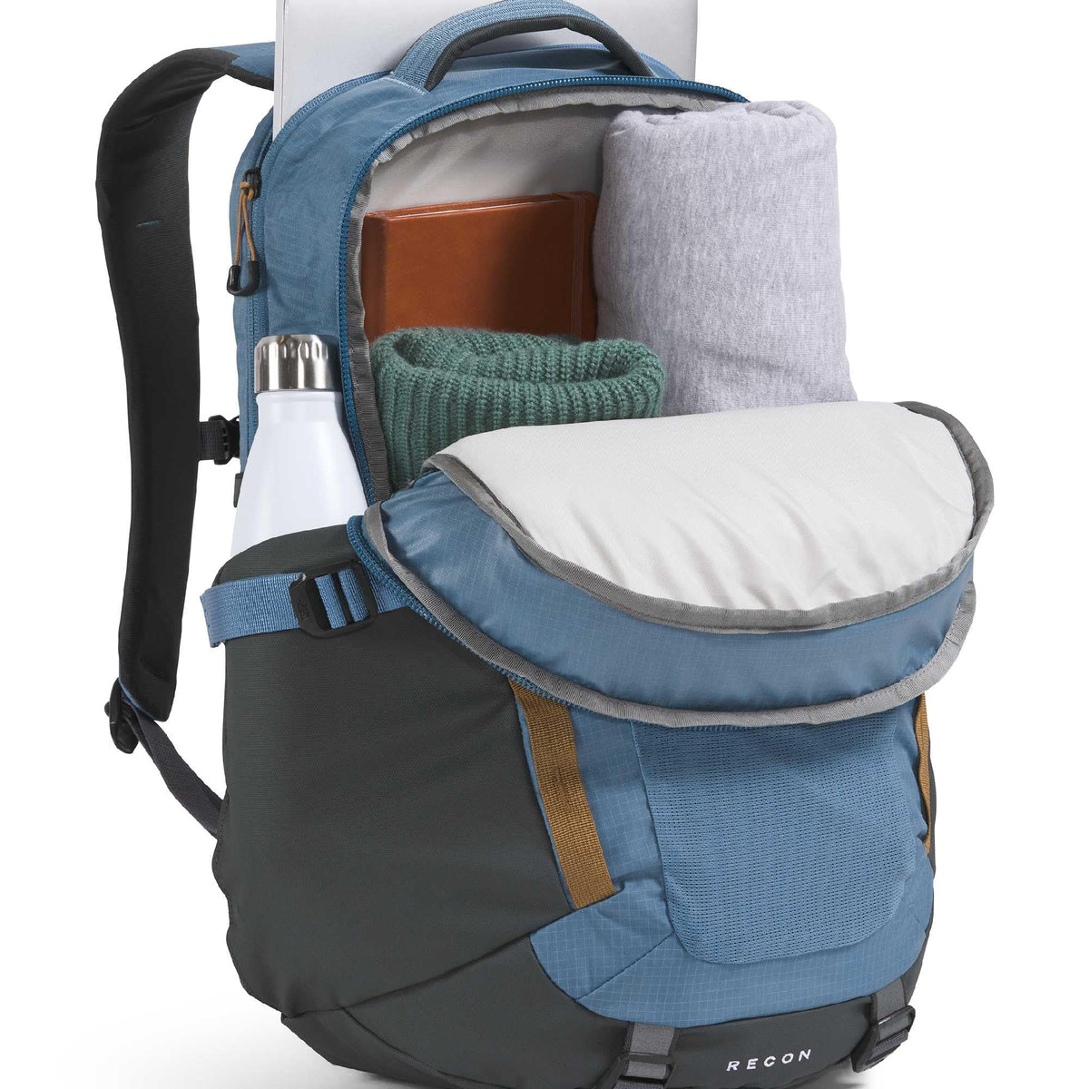 The North Face Recon Everyday Laptop Backpack, Duck Grn/New Taupe Grn, OSFA