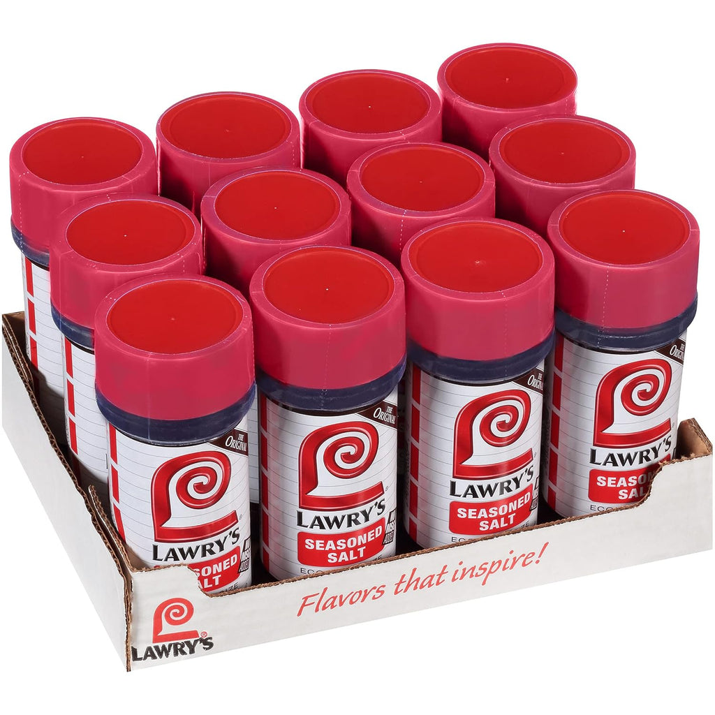 Lawry’s Seasoned Salt, No MSG Added, Kosher Certified, Staple, Versatile, All-Purpose Seasoning to Shake on Beef, Pork, or Poultry, 16 oz