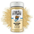 Dan-O’s Outlaw Butter Dust Seasoning – 6.9 oz – Buttery All Purpose Seasoning for Chicken, Vegetables & Popcorn – Sugar Free, Zero Calorie Dry Spice Blend