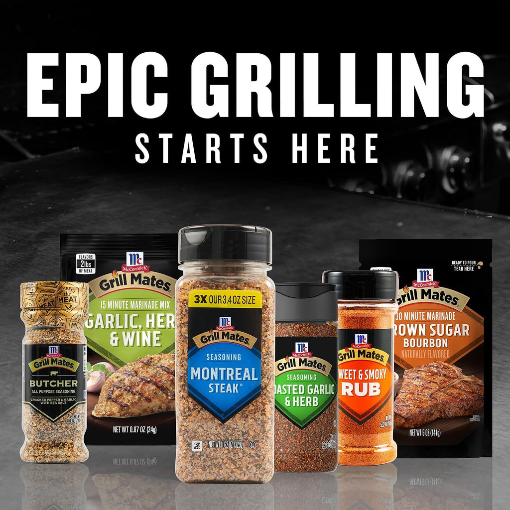 McCormick Grill Mates Montreal Steak Seasoning, No MSG Added, 11.62 Oz