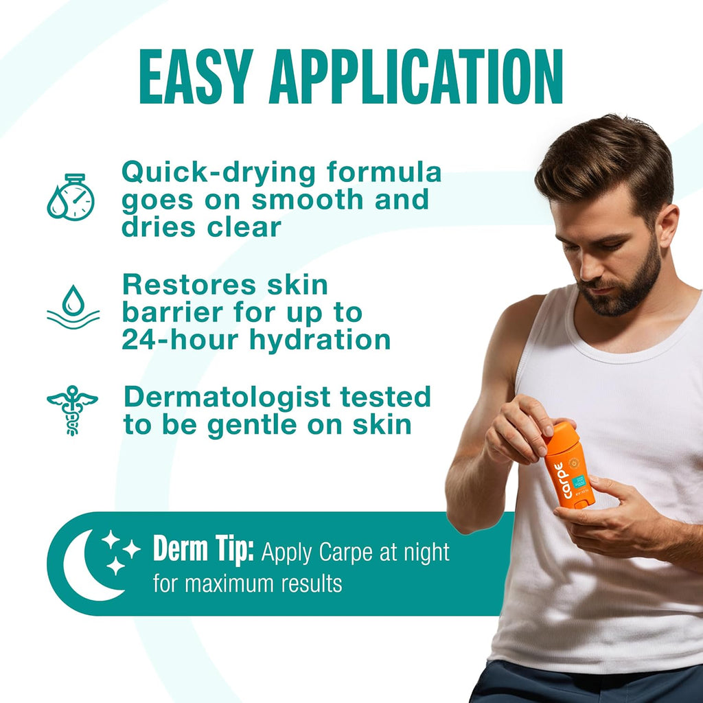 Carpe 100-Hour Deodorant Antiperspirant for Men, Clean Sport - 2 Pack
