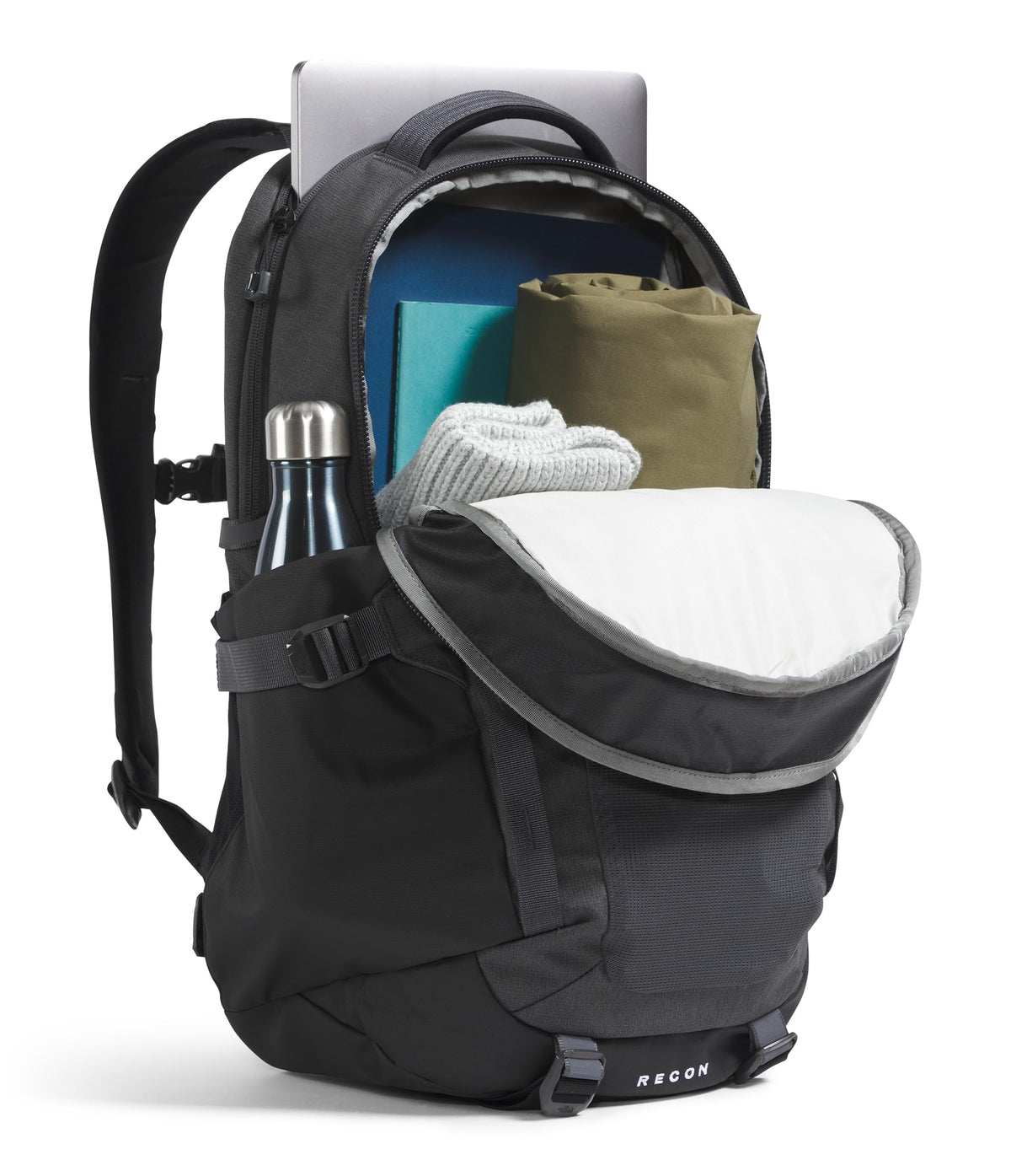 The North Face Recon Everyday Laptop Backpack, Duck Grn/New Taupe Grn, OSFA