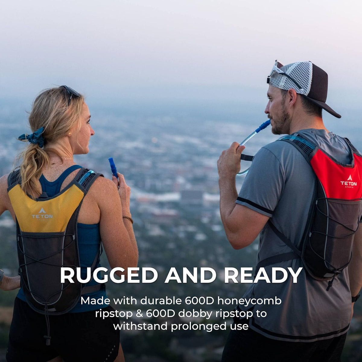 Teton Oasis/Trailrunner Hydration Backpack – Lightweight Water Pack with 2L/3L Bladder for Hiking, Running, Cycling, Biking 18L/22L Sizes – Sewn-in Rain Cover – Fits Men and Women