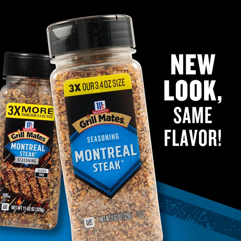 McCormick Grill Mates Montreal Steak Seasoning, No MSG Added, 11.62 Oz