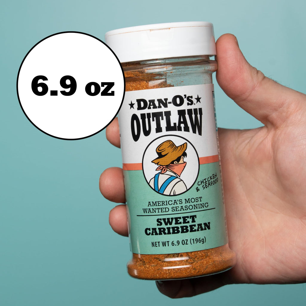 Dan-O’s Outlaw Butter Dust Seasoning – 6.9 oz – Buttery All Purpose Seasoning for Chicken, Vegetables & Popcorn – Sugar Free, Zero Calorie Dry Spice Blend