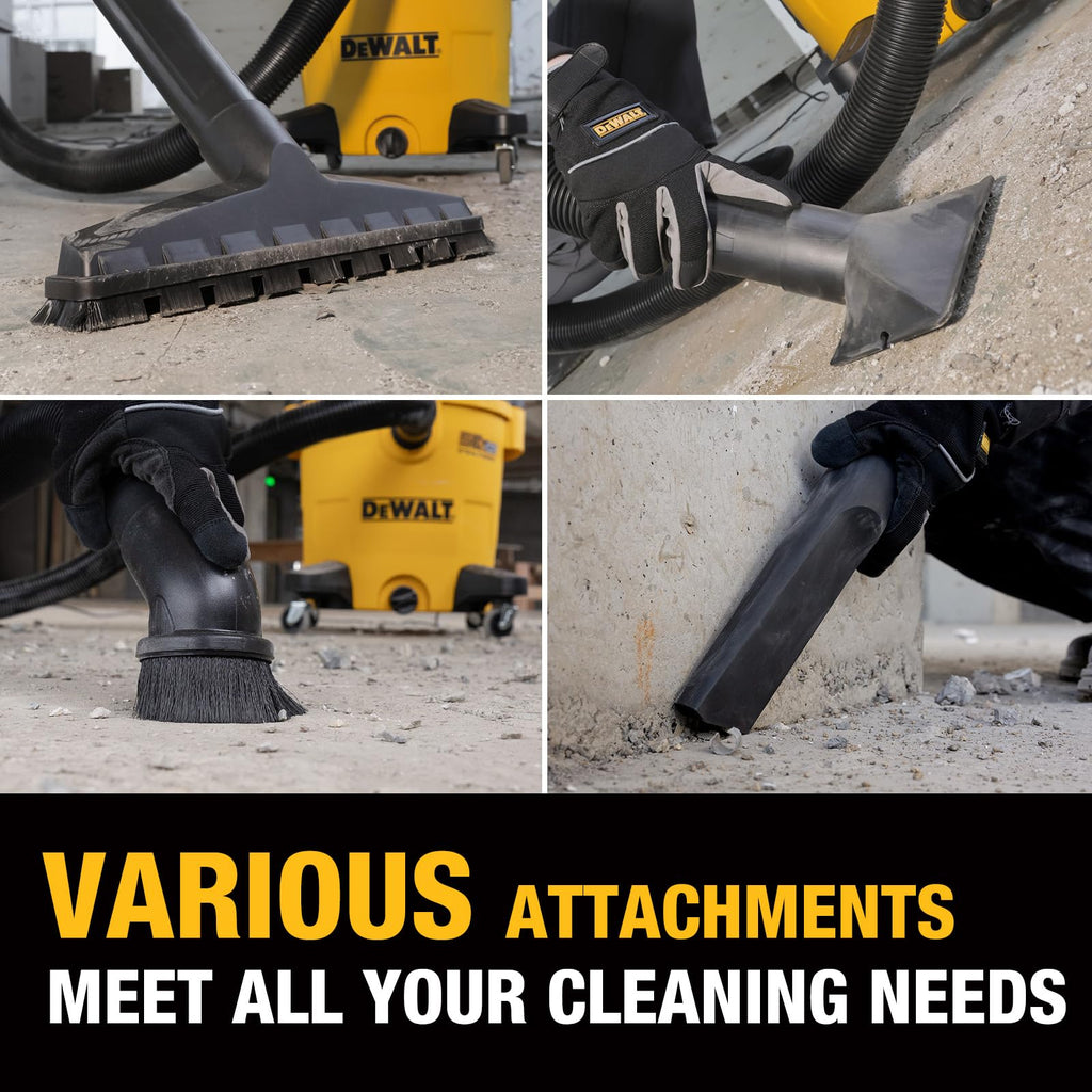 DEWALT STEALTHSONIC Wet Dry Shop Vac 6 Gallon 5 HP, DXV06P-QT