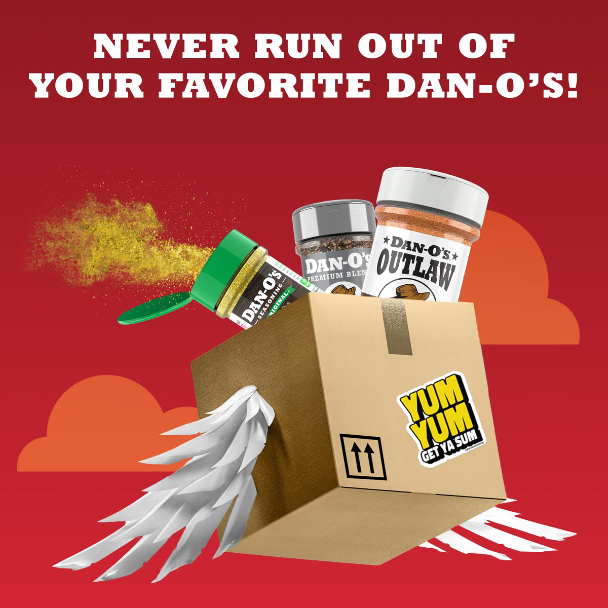 Dan-O’s Outlaw Butter Dust Seasoning – 6.9 oz – Buttery All Purpose Seasoning for Chicken, Vegetables & Popcorn – Sugar Free, Zero Calorie Dry Spice Blend