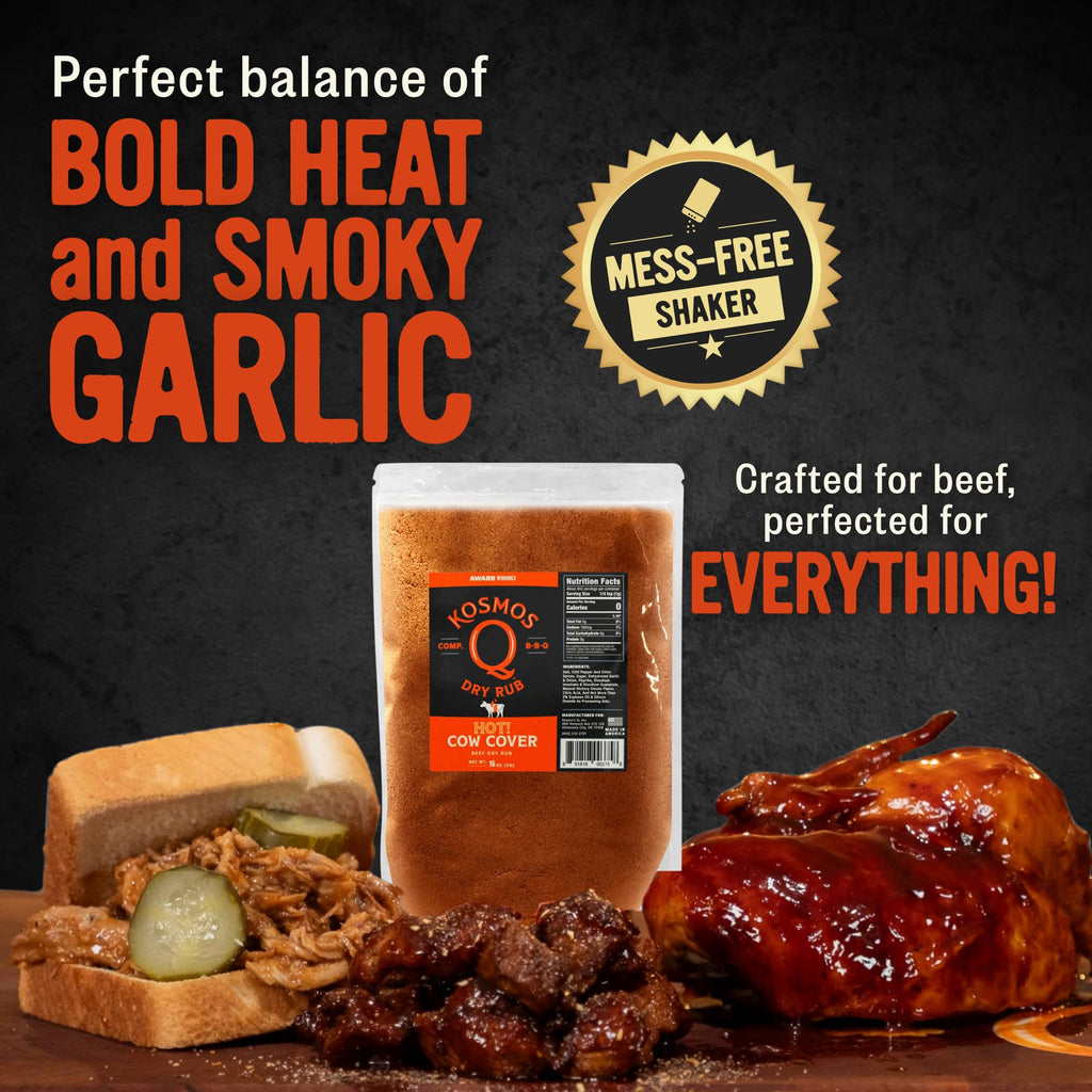 Kosmos Q Dirty Bird BBQ Dry Rub, Sweet & Spicy, 11 Oz