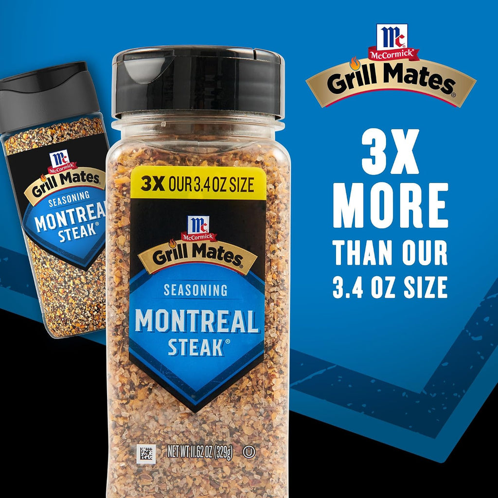 McCormick Grill Mates Montreal Steak Seasoning, No MSG Added, 11.62 Oz