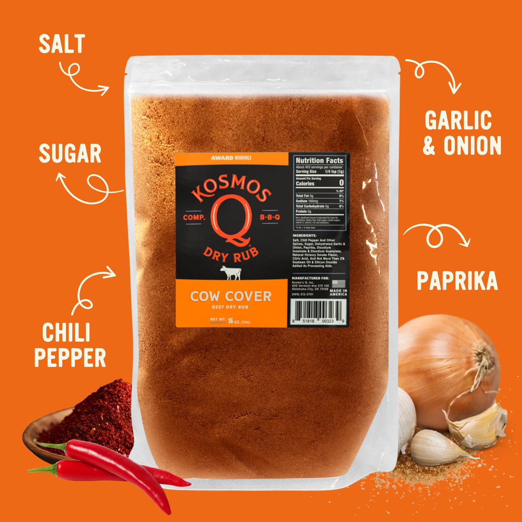 Kosmos Q Dirty Bird BBQ Dry Rub, Sweet & Spicy, 11 Oz