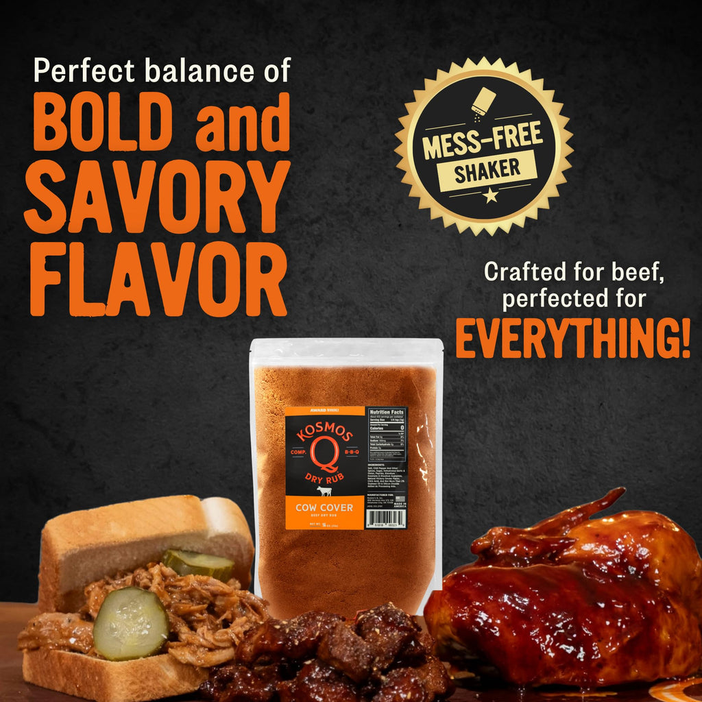 Kosmos Q Dirty Bird BBQ Dry Rub, Sweet & Spicy, 11 Oz