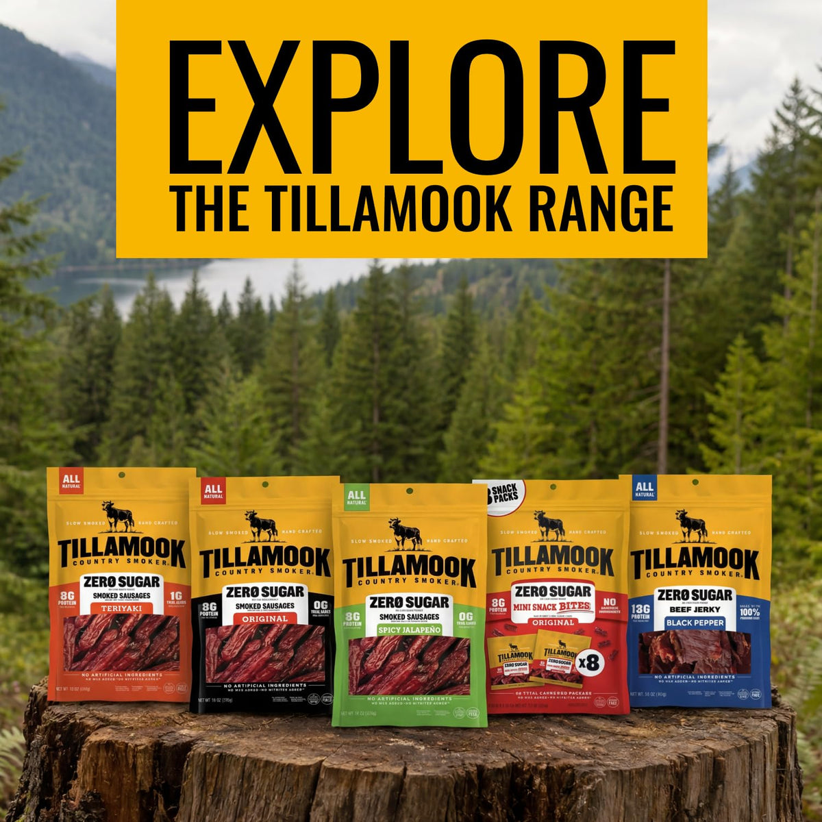 Tillamook Country Smoker Keto Friendly Zero Sugar Smoked Sausages, Original, 10 Ounce