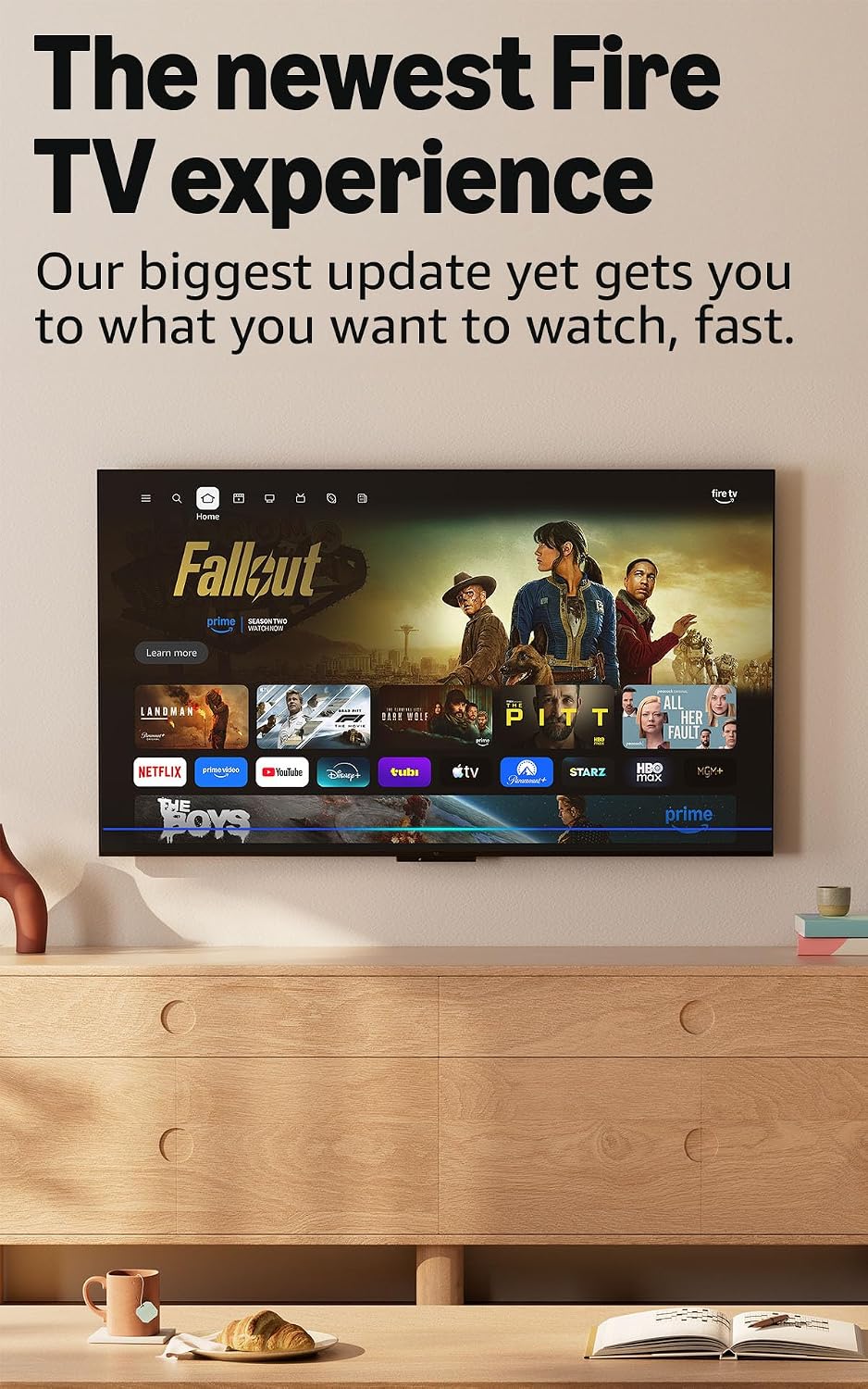 Amazon Fire TV Stick 4K Select (newest model), start streaming in 4K, AI-powered search, and free & live TV, find shows faster with Alexa+