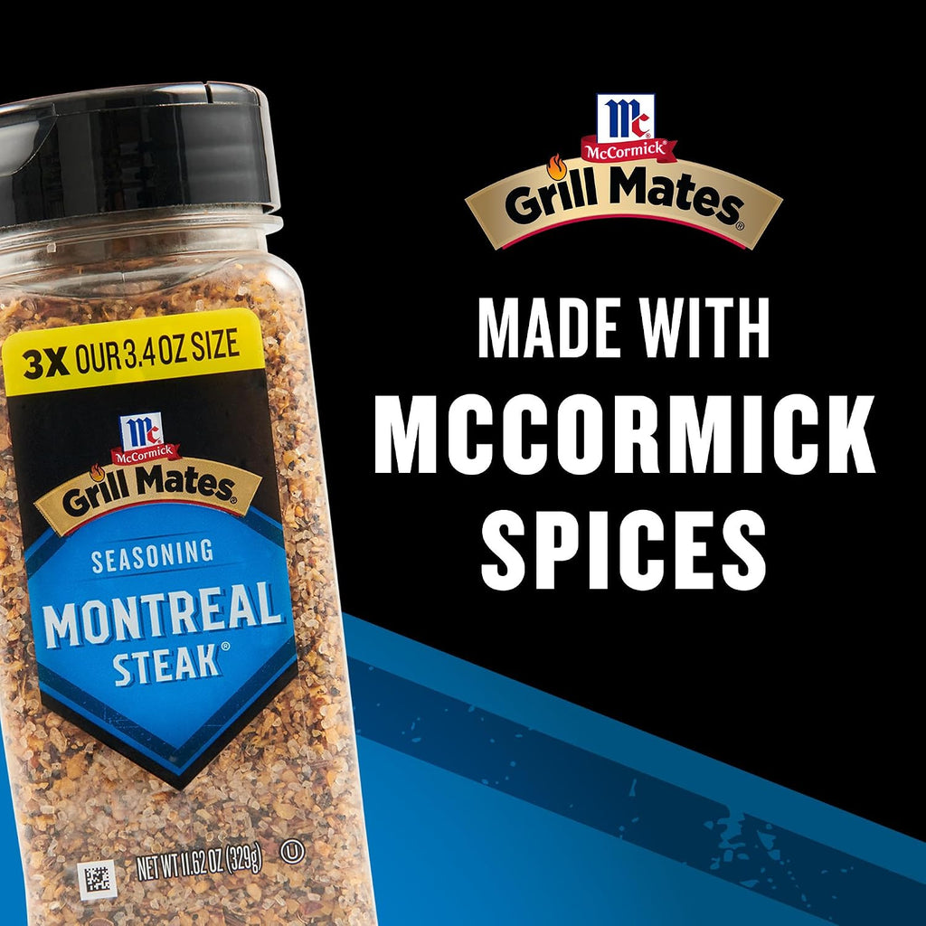 McCormick Grill Mates Montreal Steak Seasoning, No MSG Added, 11.62 Oz