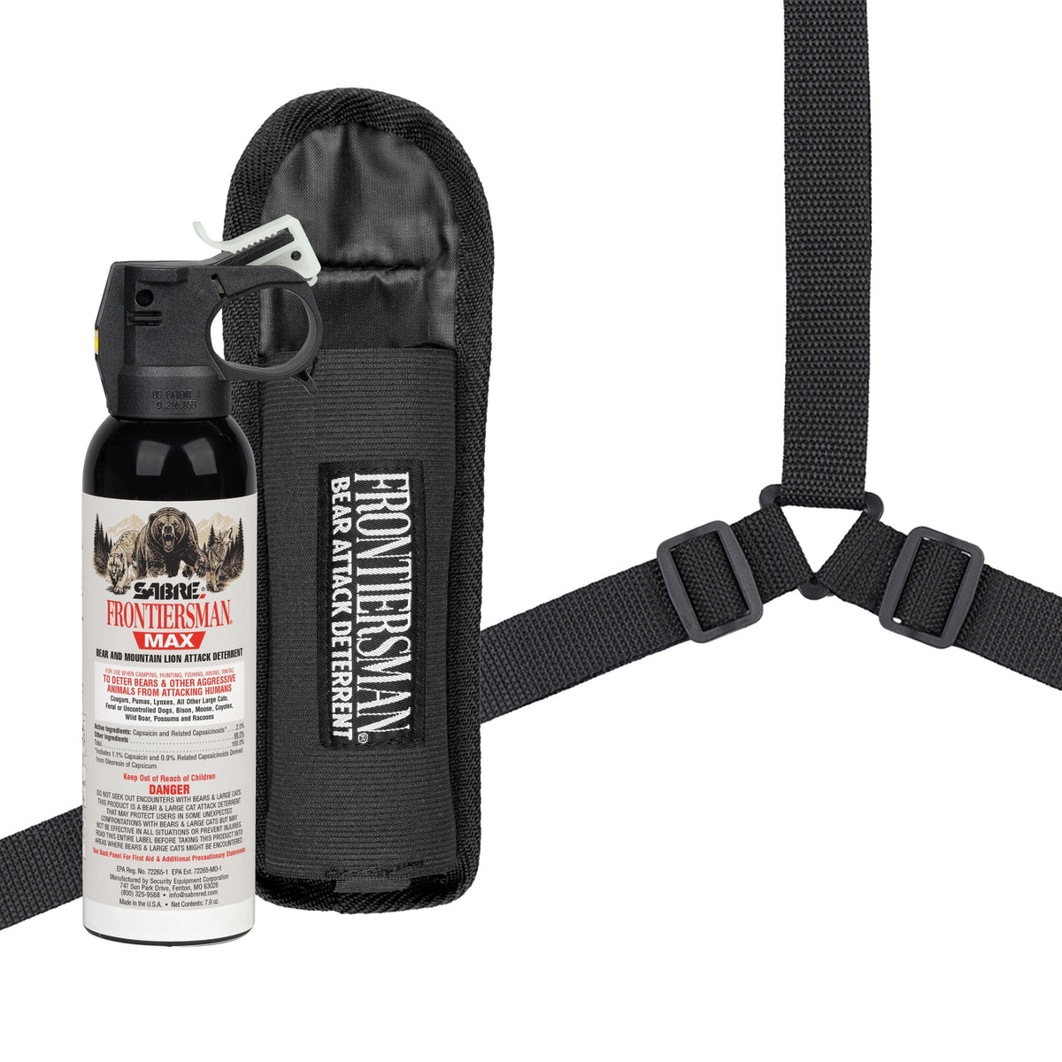 SABRE Frontiersman MAX Bear Spray, EPA Registered for 9 Animal Species
