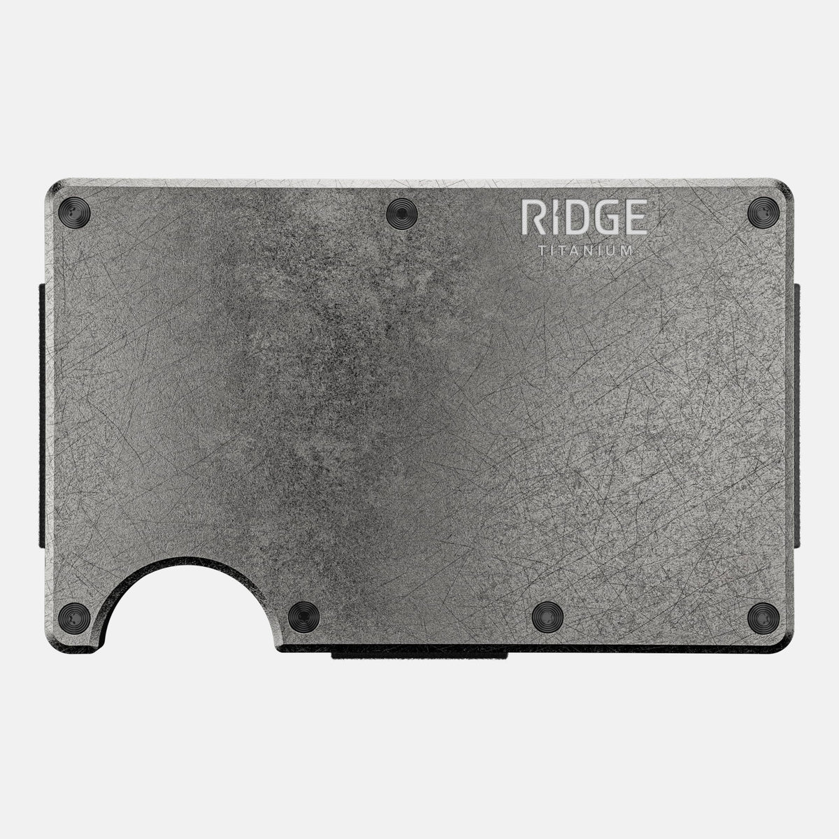 The Ridge Wallet for Men - Slim Minimalist Compact Wallet and Card Holder, RFID Protected Front Pocket Wallets for Men with Integrated Money Clip (Matte Olive Titanium)