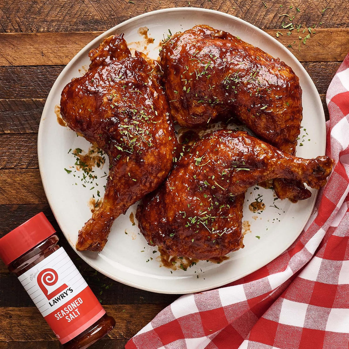 Lawry’s Seasoned Salt, No MSG Added, Kosher Certified, Staple, Versatile, All-Purpose Seasoning to Shake on Beef, Pork, or Poultry, 16 oz
