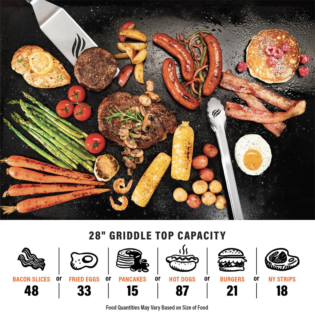 Blackstone® 1883 Original 28" Omnivore Griddle with Hood, Black