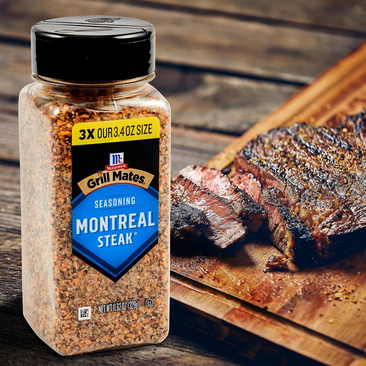 McCormick Grill Mates Montreal Steak Seasoning, No MSG Added, 11.62 Oz