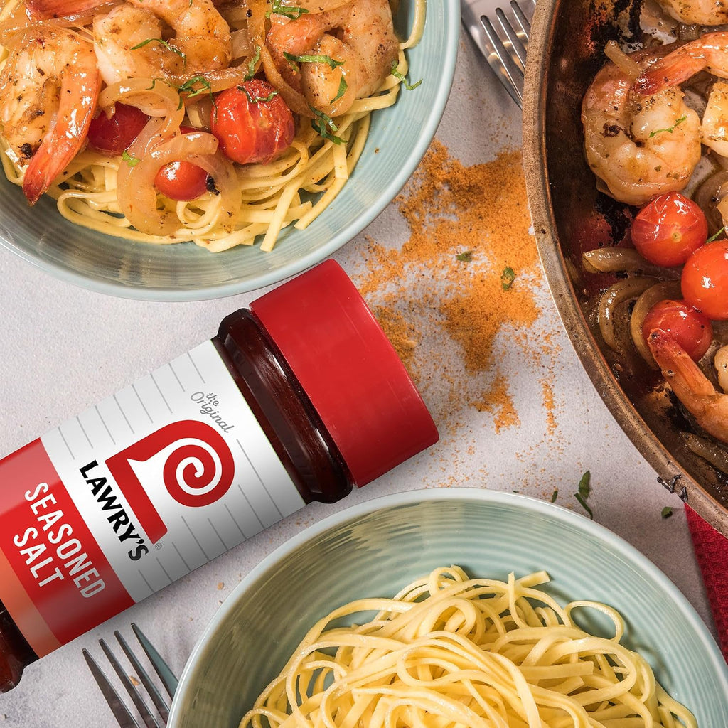 Lawry’s Seasoned Salt, No MSG Added, Kosher Certified, Staple, Versatile, All-Purpose Seasoning to Shake on Beef, Pork, or Poultry, 16 oz
